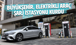 Manisa Büyükşehir Belediyesi ilk elektrikli araç şarj istasyonunu kurdu