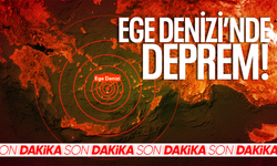 Ege Denizi'nde 5.2 büyüklüğünde deprem!