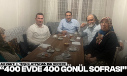 AK Parti Manisa İl Teşkilatı bir gecede 400 evde iftar yaptı