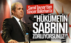 Şamil Tayyar’dan Tuncer Bakırhan’a: “Hükümetin sabrını zorluyorsunuz!”