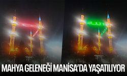 Mahya geleneği Saruhanbey Camii'nde yaşatılıyor