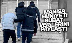 Manisa emniyeti şubat ayı verilerini paylaştı