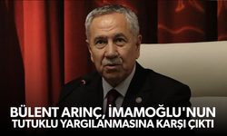 Bülent Arınç, İmamoğlu'nun tutuklu yargılanmasına karşı çıktı
