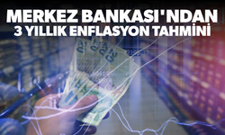 Merkez Bankası'nın 3 yıllık enflasyon tahmini belli oldu