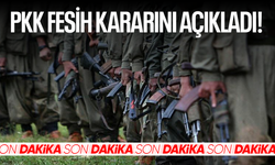 Terör örgütü PKK fesih kararını açıkladı: Silahlar bırakıldı