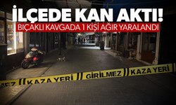 Kula’da bıçaklı kavga! 1 kişi ağır yaralandı