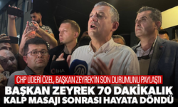 Başkan Zeyrek 70 dakikalık kalp masajı sonrası hayata döndü
