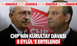 CHP'nin kurultay davası 8 Eylül'e ertelendi