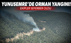 Yunusemre'de orman yangını! Ekipler seferber oldu...