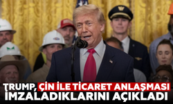 Trump: "Çin ile ticaret anlaşması imzaladık"