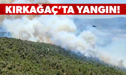 Kırkağaç'ta yangın yeniden başladı