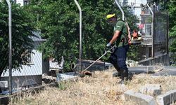 Su depolarının çevresinde yangın riskine karşı temizlik