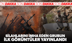 Terör örgütü PKK'lı ilk grup silah bıraktı, ilk açıklama geldi! İşte ilk görüntüler