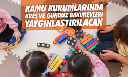 Kamu kurumlarında kreş ve gündüz bakımevleri yaygınlaştırılacak