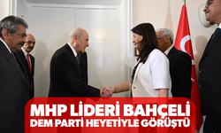MHP lideri Bahçeli, DEM Parti heyetiyle görüştü