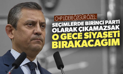 CHP Lideri Özgür Özel iddialı konuştu!