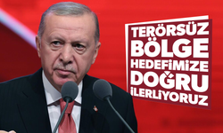 Cumhurbaşkanı Erdoğan: Terörsüz bölge hedefimize doğru ilerliyoruz