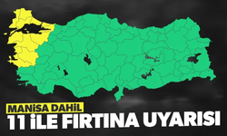 11 kente sarı kodlu fırtına uyarısı: Hızı 70 kilometreyi bulacak