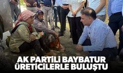 AK Partili Baybatur, üreticilerle buluştu