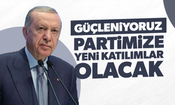 Cumhurbaşkanı Erdoğan: Yarın partimize yeni katılımlar olacak