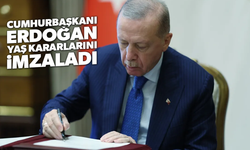 Cumhurbaşkanı Erdoğan YAŞ kararlarını imzaladı