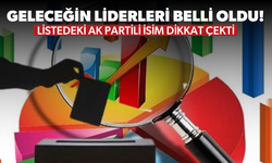 Gelecek vaat eden siyasetçiler anketinde İzmir'den AK Partili isim de listede!