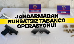 Jandarmadan ruhsatsız tabanca operasyonu