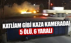 Katliam gibi kaza kamerada! 5 ölü, 6 yaralı...