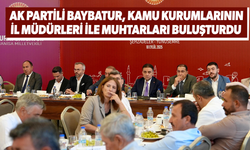 AK Partili Baybatur, kamu kurumlarının il müdürleri ile muhtarları buluşturdu