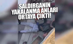 Polis karakoluna saldıran zanlının yakalanma anları ortaya çıktı