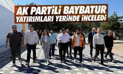 Baybatur Soma’da yatırımları yerinde inceledi