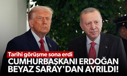 Cumhurbaşkanı Erdoğan Beyaz Saray'dan ayrıldı!