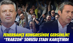 Fenerbahçe kongresinde gerginlik! "Trabzon" sorusu stadı karıştırdı