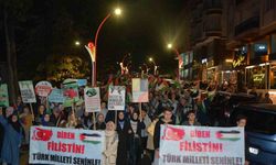Demirci’de binlerce kişi Filistin’e destek için yürüdü