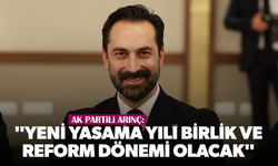 AK Partili Arınç: "Yeni yasama yılı birlik ve reform dönemi olacak"