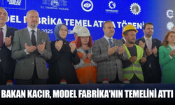 Bakan Kacır, Tekirdağ'da Model Fabrika'nın temelini attı