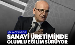 Bakan Şimşek: Sanayi üretiminde olumlu eğilim sürüyor