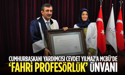 Cumhurbaşkanı Yardımcısı Cevdet Yılmaz’a MCBÜ’de ‘Fahri Profesörlük’ unvanı