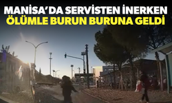 Servisten inerken ölümle burun buruna geldi