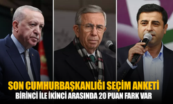 Son cumhurbaşkanlığı seçim anketi! Birinci ile ikinci arasında 20 puan fark var