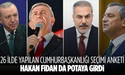 26 ilde yapılan Cumhurbaşkanlığı seçimi anketi: Hakan Fidan da potaya girdi