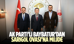 AK Partili Baybatur’dan Sarıgöl Ovasına müjde