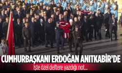 Cumhurbaşkanı Erdoğan Anıtkabir'de