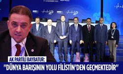 AK Partili Baybatur: "Dünya barışının yolu Filistin’den geçmektedir"