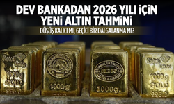 ABD'li Goldman Sachs'tan 2026 yılı için yeni altın tahmini