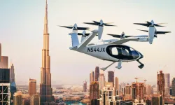 Dubai'de hava taksiler 2026'da hizmete giriyor
