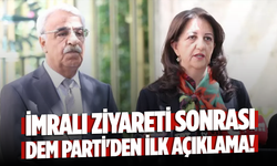 İmralı ziyareti sonrası DEM Parti'den ilk açıklama!