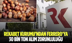 Rekabet Kurulu Ferrero'nun fındık alım taahhütlerini revize etti
