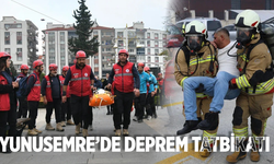Yunusemre'de 6.8'lik depreme hazırlık...