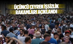 Üçüncü çeyrek işsizlik rakamları açıklandı